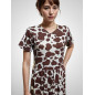 Vestido Três Marias – Estampa Vaquita - Manga
