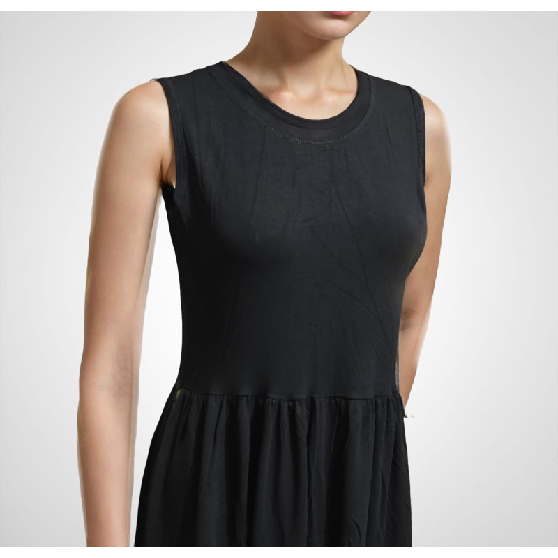 Vestido Três Marias Regatas – Elegância e conforto - Liso