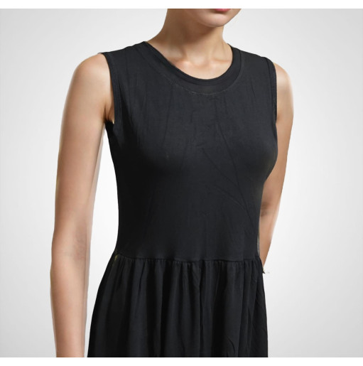 Vestido três marias, vestido liso