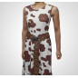 Vestido Três Marias - Regatas – Estampa Vaca